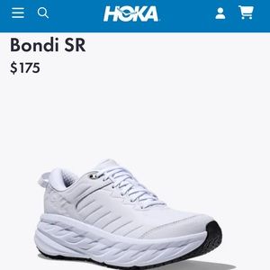 Hoka Bondi SR White